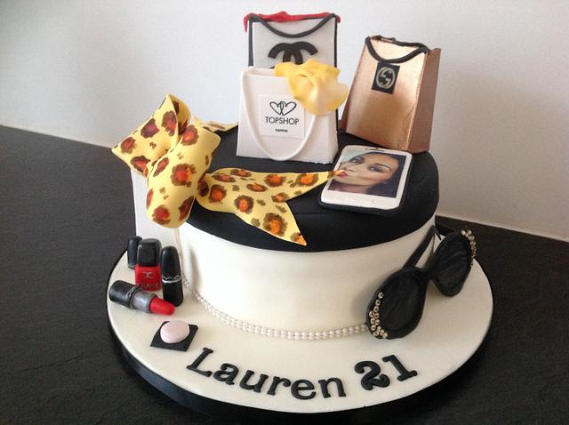 Shopaholic Birthday Cake | Selection of different high stree… | Flickr