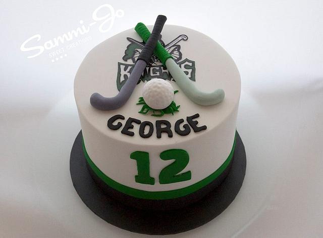 Field hockey cake - Cake by Sammi-Jo Sweet Creations - CakesDecor