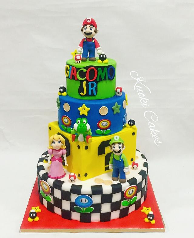 Super Mario Cake Cake By Donatella Bussacchetti Cakesdecor
