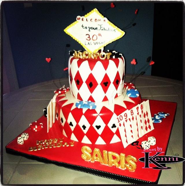 casino themed birthday cakes