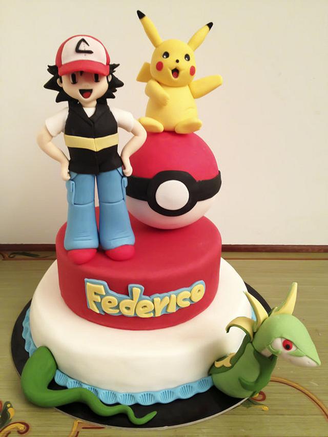 Pokemon cake for my child - Decorated Cake by danida - CakesDecor