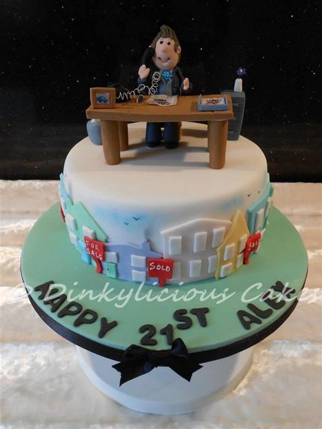estate agent cake - Decorated Cake by Dinkylicious Cakes - CakesDecor