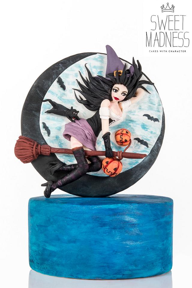 Sugar Witches Decorated Cake by Korontini Evangelia CakesDecor