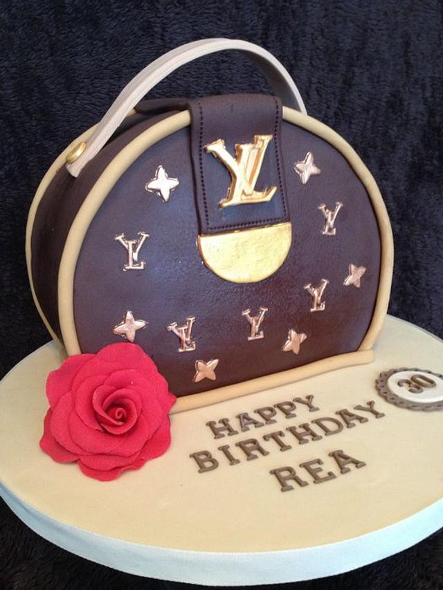 LV Handbag Cake - Decorated Cake by VereNiceCakes - CakesDecor