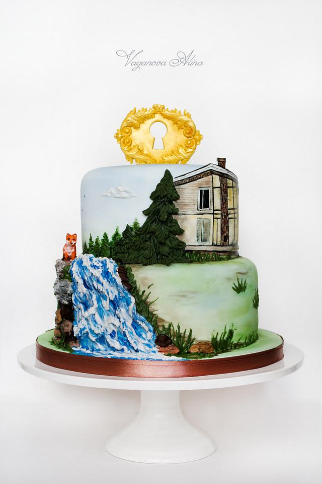 Housewarming Cake - CakeCentral.com