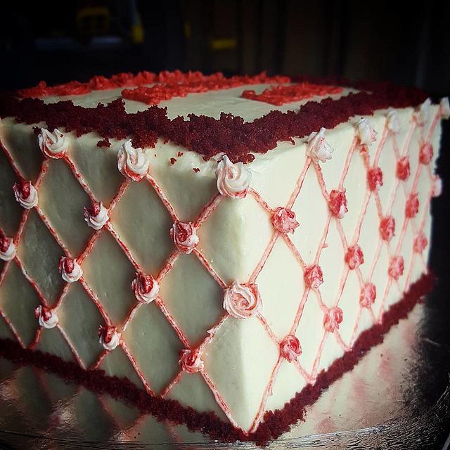 Red velvet (Quilted Effect)