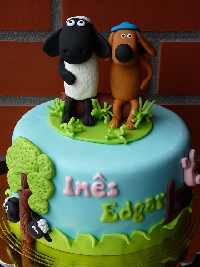 Shaun The Sheep Cake Cake By Aventuras Coloridas Cakesdecor