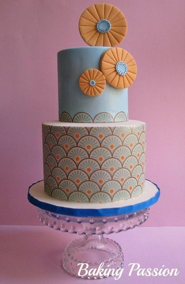 Rising Sun Cake - cake by BakingPassion - CakesDecor