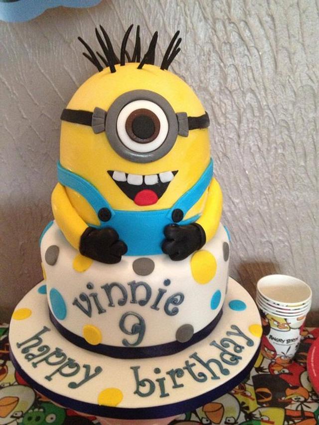 Minion Cake X - Decorated Cake By Victoria Egan - Cakesdecor