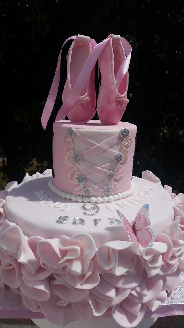 Ballerina Cake Decorated Cake By Vanillaskycakes5 Cakesdecor 0036