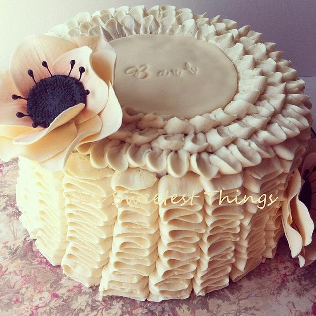 Ruffle Cake Decorated Cake By Rebecca Litterell Cakesdecor Ruffle Cake Decorated Cake By Rebecca Litterell Cakesdecor