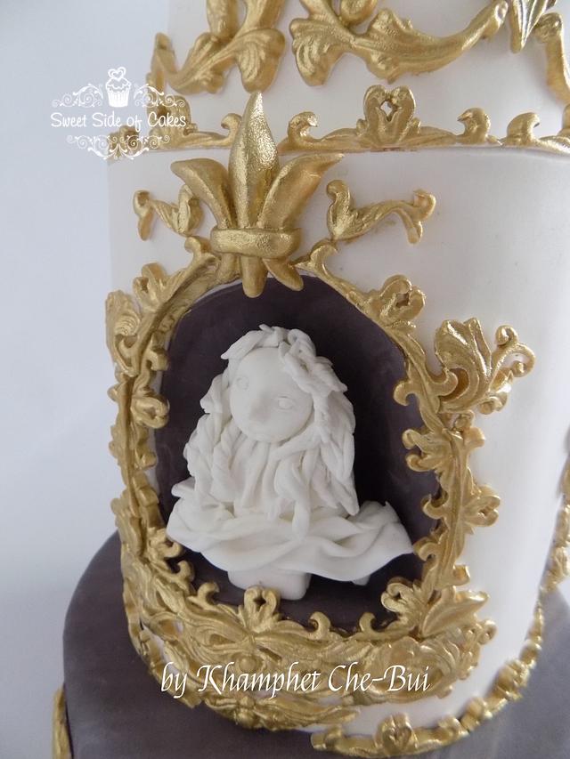 Bernini's Bust of Louis XIV @Cake Central Magazine