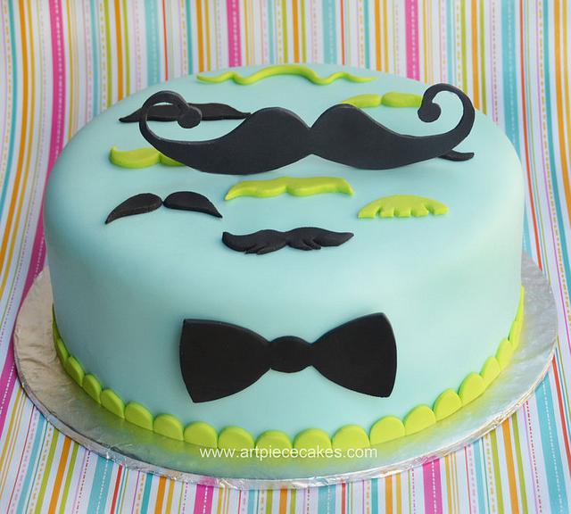 Mustache Cake by Secrets in Amman | Joi Gifts