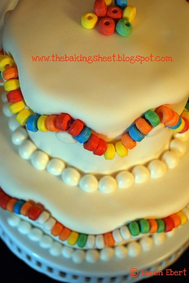 Candy Necklace Cake!