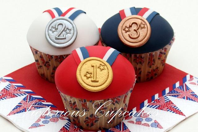 Victorious Medal Cupcakes
