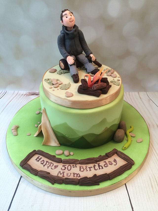 Bear Grylls survival cake - Decorated Cake by Elaine - - CakesDecor