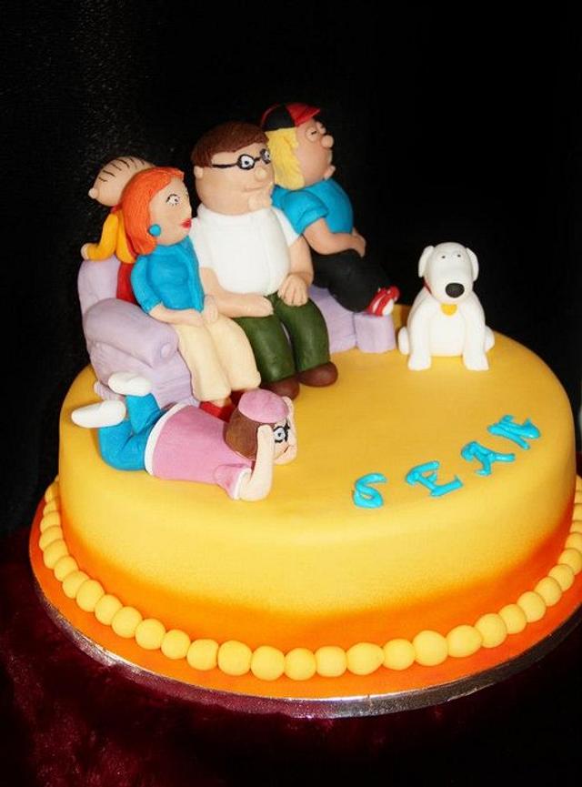 Family Guy cake - Cake by Stef and Carla (Simple Wish - CakesDecor