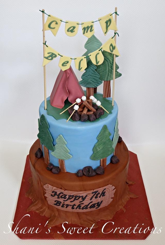 Camp Bella - Decorated Cake by Shani's Sweet Creations - CakesDecor