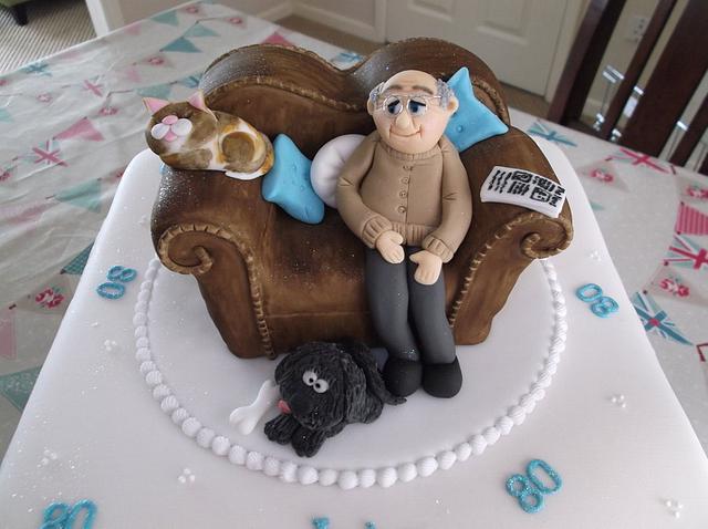 60th Birthday Sofa Cake | Imaginative Icing - Cakes - Scarborough, York,  Malton, Leeds, Hull, Bridlington, Whitby, Filey, and across the UK