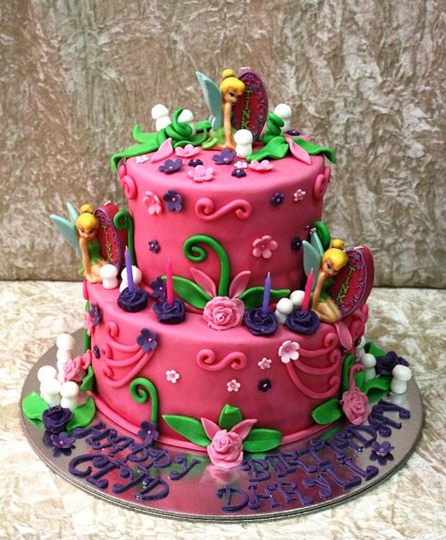 Tinkerbell cake - Decorated Cake by The House of Cakes - CakesDecor