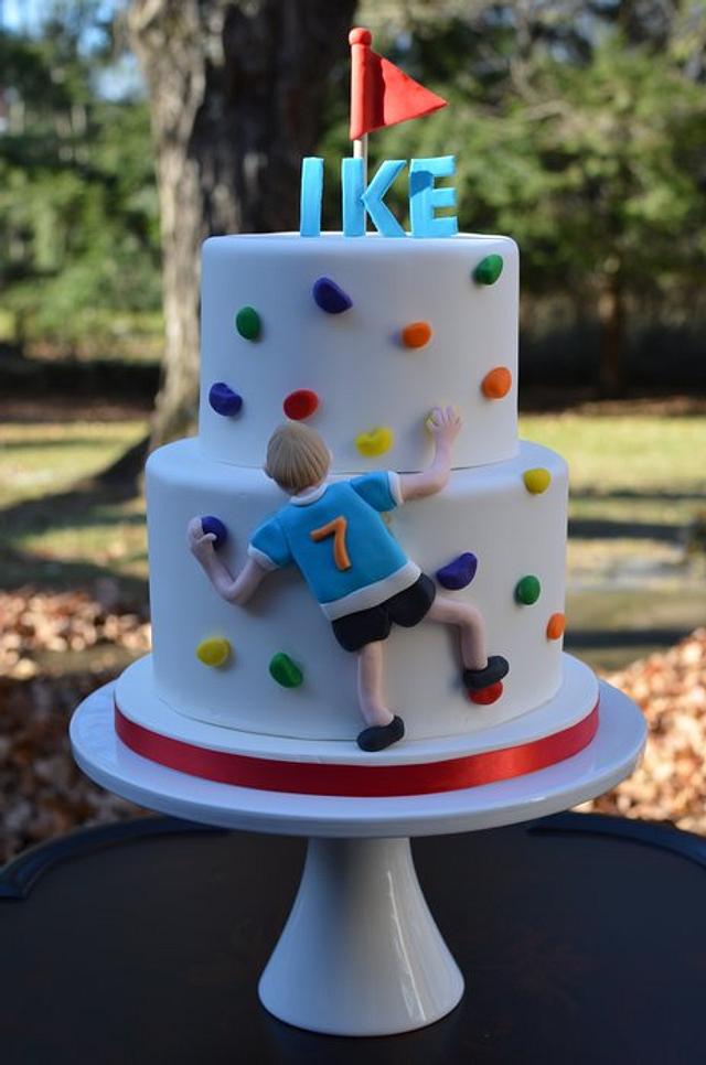 Rock Climbing Cake Cake By Elisabeth Palatiello Cakesdecor