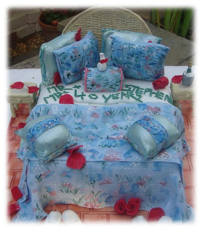 Trinidad and Tobago Style Bed Cake Decorated Cake by CakesDecor