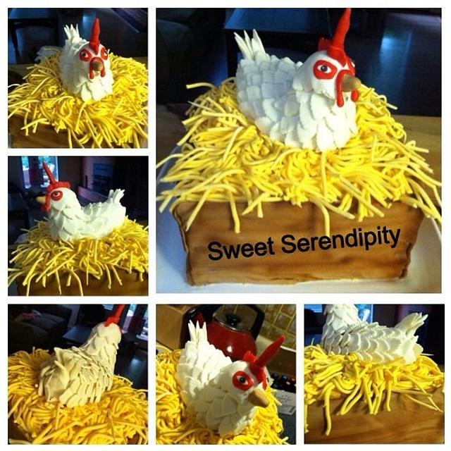 Chicken Horn - Cake by Sweet Serendipity by Sheila - CakesDecor