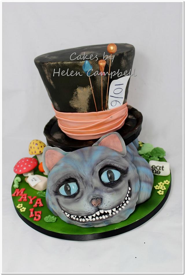 Alice in Wonderland - Decorated Cake by Helen Campbell - CakesDecor