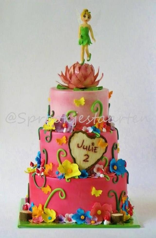 Pink Fairytale Decorated Cake By Tamara Eichhorn Cakesdecor