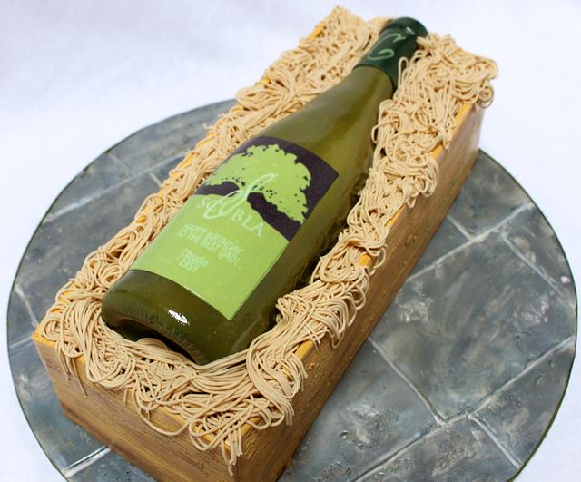 Wine Bottle Cake - Madhyamgram ::