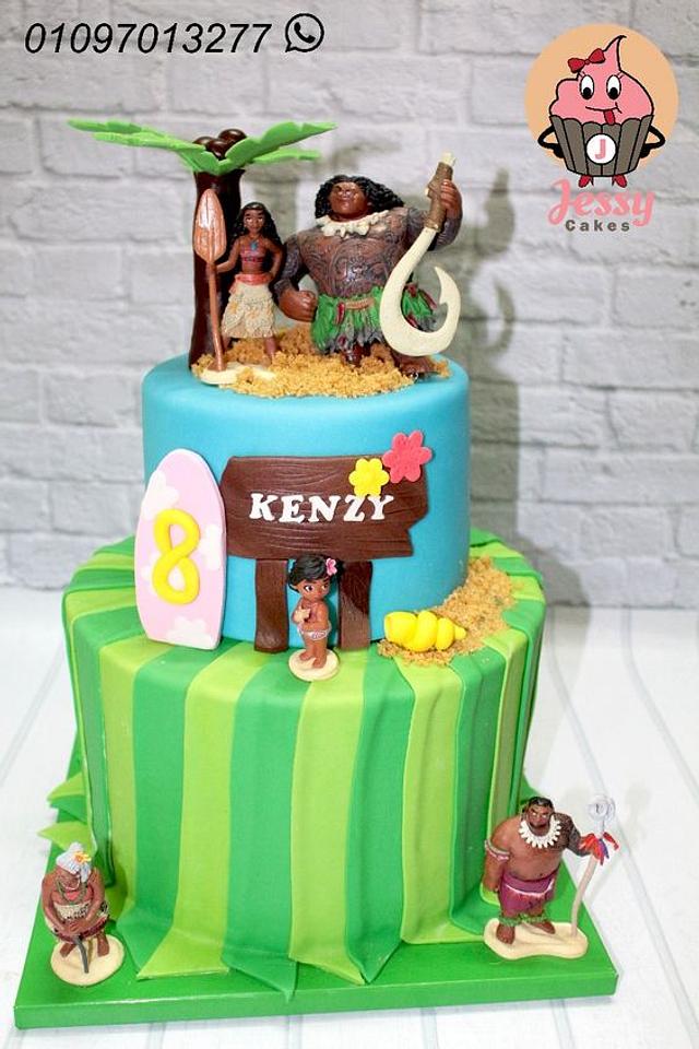 Moana Birthday Cake Cake By Yasmin Amr Cakesdecor