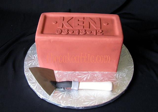 Brick layer themed cake | Fruity cake, Construction birthday cake, Cupcake  cakes