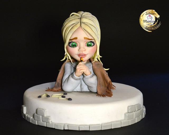 THE LITTLE MATCH GIRL - Decorated Cake by Silvia Mancini - CakesDecor