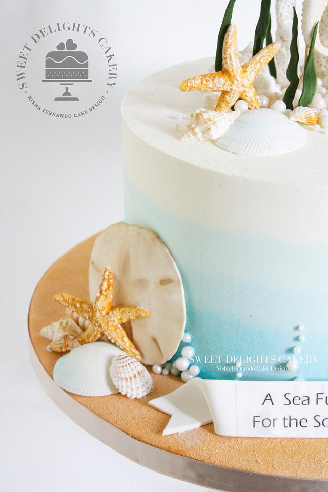 Sea Themed Cake Cake By Sweet Delights Cakery CakesDecor   T3h9c9r7dpsyzudws51n 