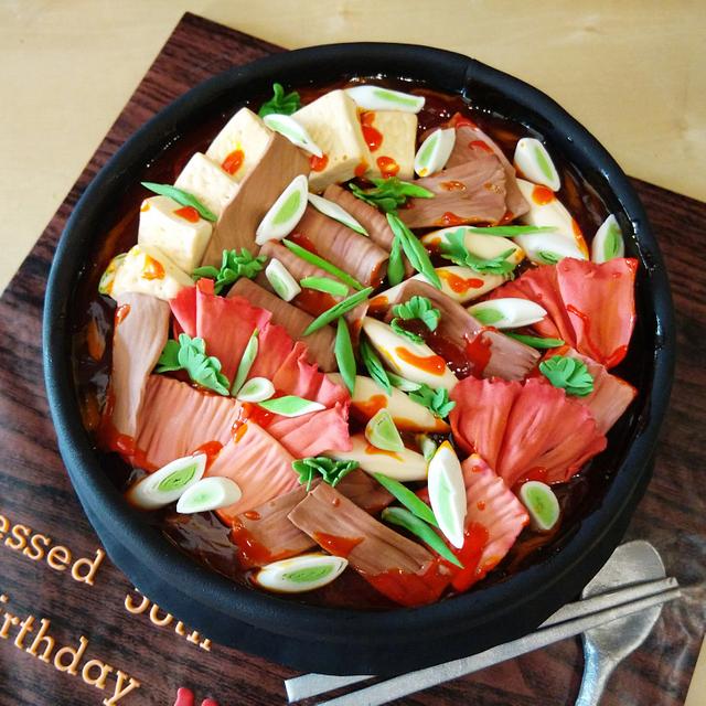 Kimchi jjigae bowl cake Cake by Michelle Chan CakesDecor