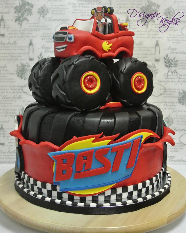 Blaze and the Monster Machines Cake Decor Topper – Bling Your Cake