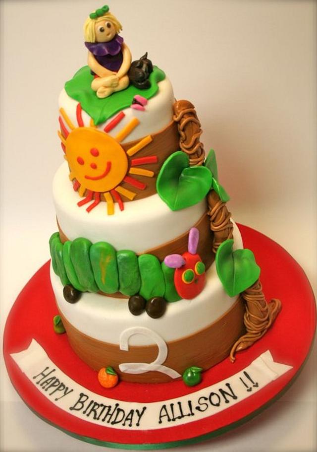 The Hungry Caterpillar cake by Stacy Lint CakesDecor