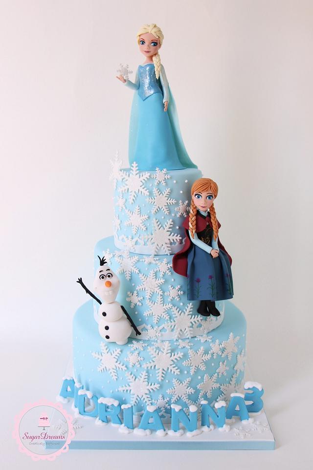 Disney's Frozen Cake - Decorated Cake by Noemi - CakesDecor