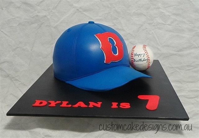 baseball cap cake