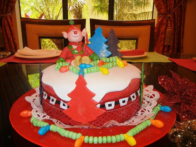 An ELF Christmas Day cake