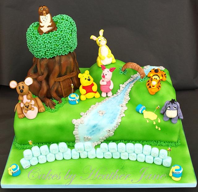 winnie the pooh cake figurines