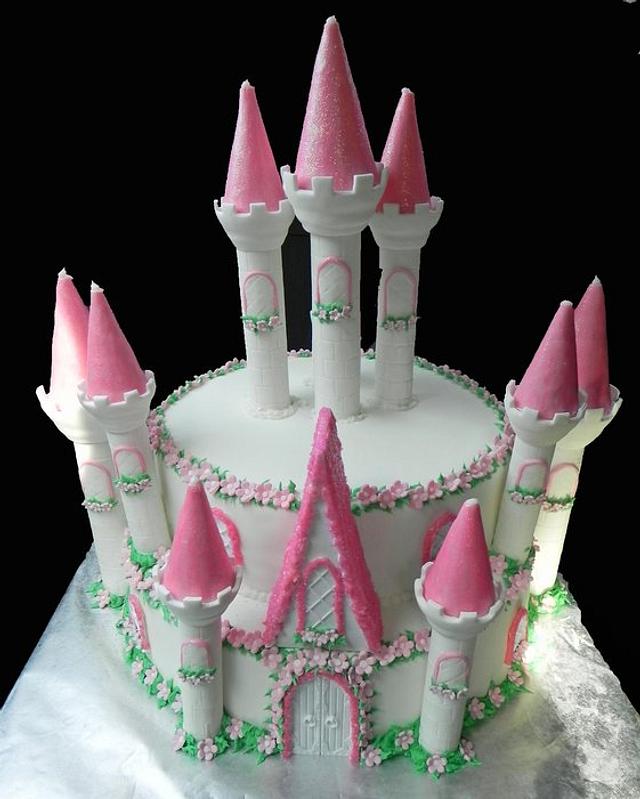 Castle Cake - Decorated Cake by Karen - CakesDecor