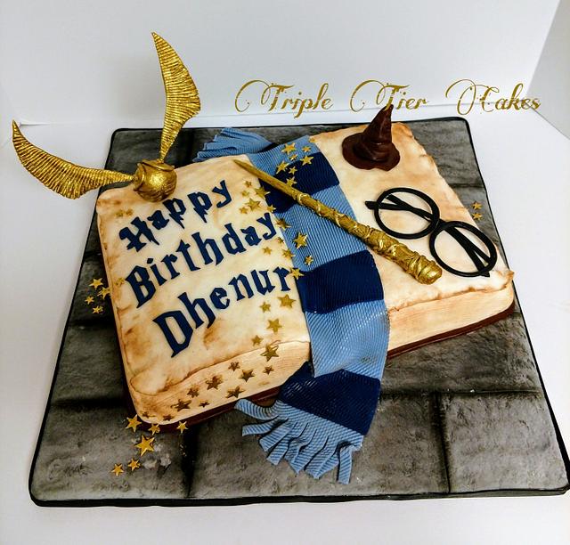 HARRY POTTER BOOK CAKE Decorated Cake by Triple Tier CakesDecor