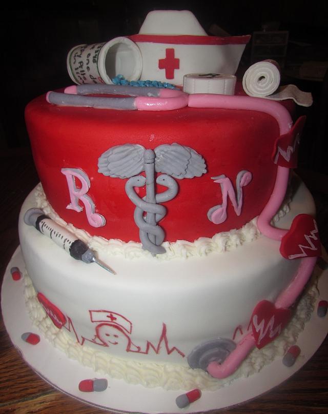 RN cake - Cake by Laura - CakesDecor