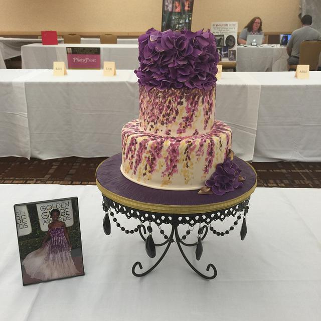 Couture gown in cake form! 