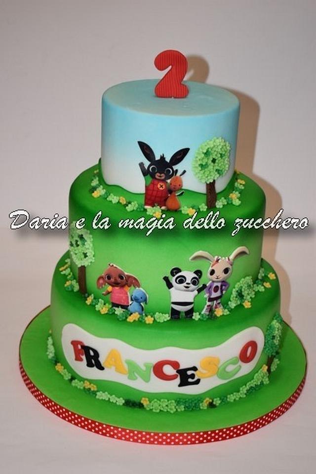 Bibbidi Bake Co - Cute little Bing Bunny cake for a 2nd... | Facebook