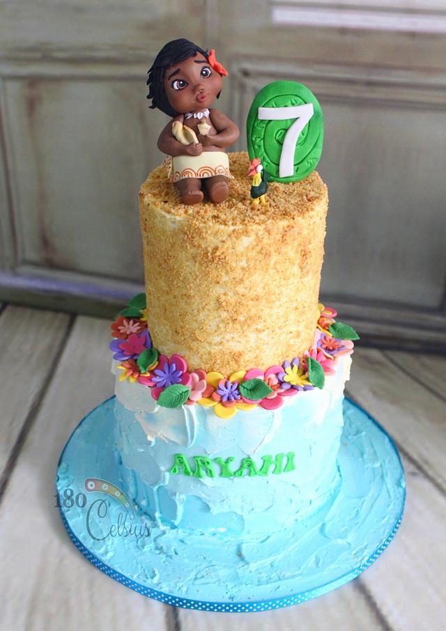 Baby Moana - Cake by Joonie Tan - CakesDecor