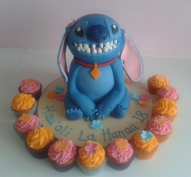 Stitch Cake Design Icing ~ Pink And Lovely | yunahasnipico