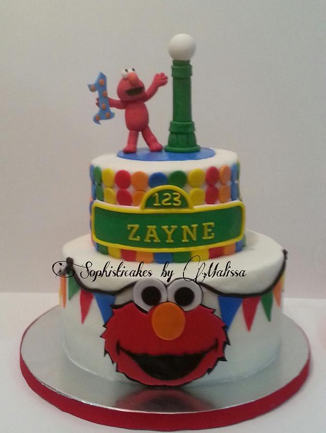 Elmo 1st Birthday - Cake by Sophisticakes by Malissa - CakesDecor