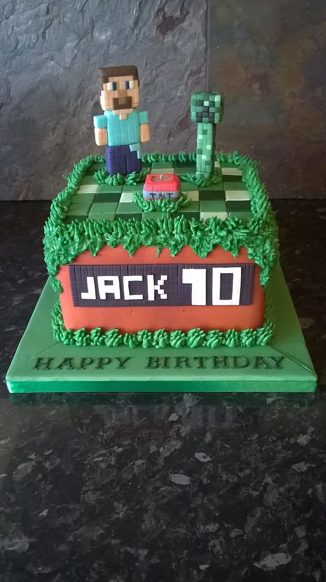 Minecraft - Decorated Cake by Caked - CakesDecor